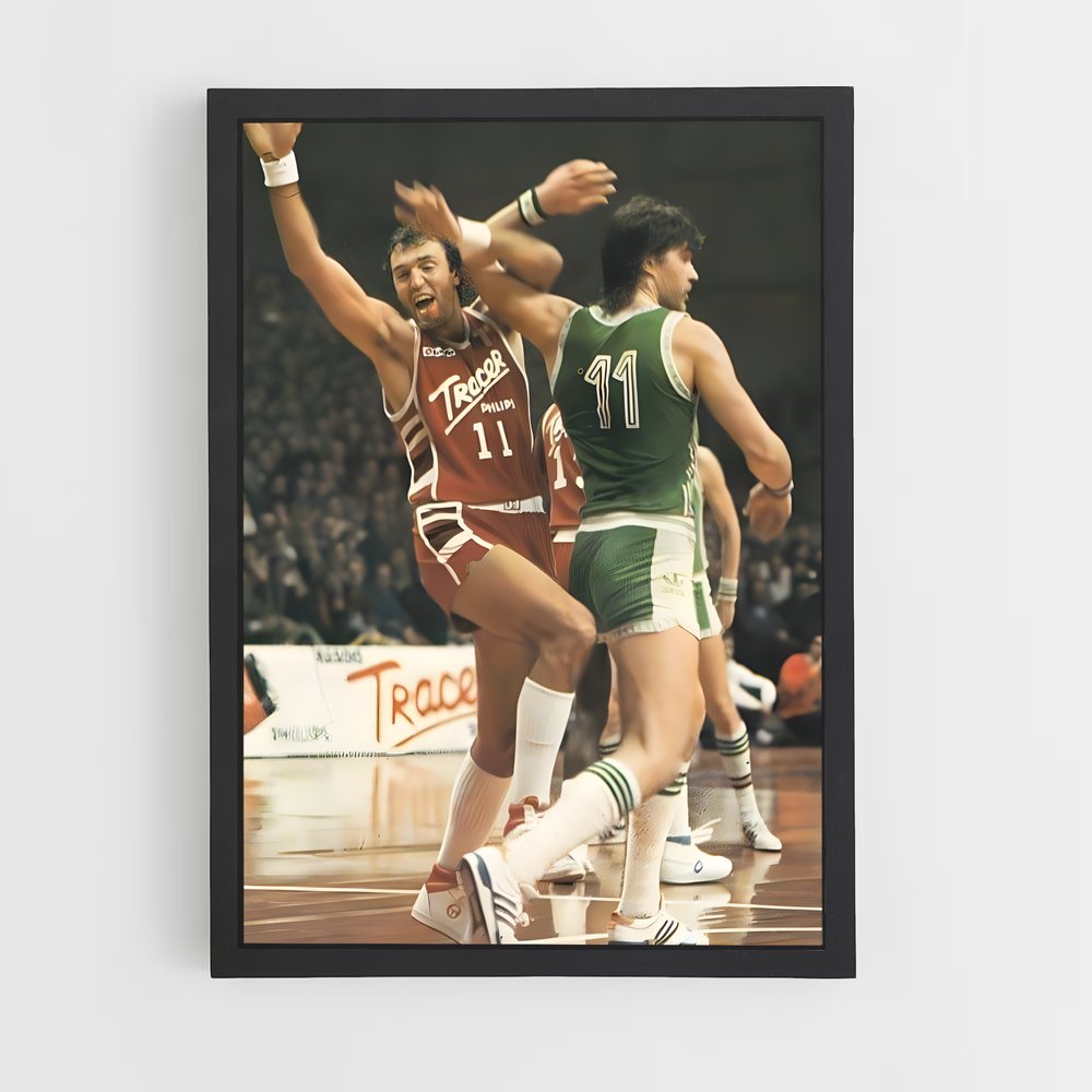 Poster Blocage décisif – affiche Basketball (vue 2)